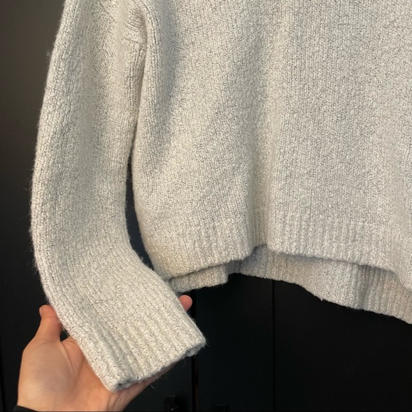 Grey chunky knit sweater - Picture 3 of 3